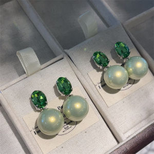 Sweet Pearl & 925 Silver Needle Earrings: A Guide to Avocado Green Bead Drop Earrings