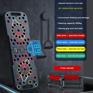 Multi Functional Push Up Stand Equipment Home Chest Expander Electronic Counting Push Up Board