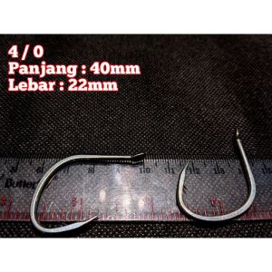 Jigging Hook Model Pike 1/0 2/0 3/0 4/0 Slow & Fast Assist Hook Kail Pancing