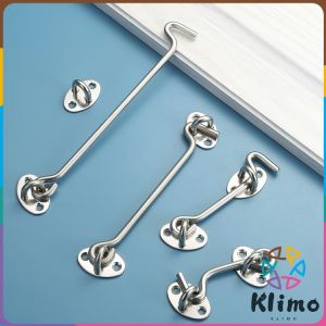 KLIMO Windows Lock Sliding Door Lock Barn Gate Latch Stainless Steel Hook Locks Shower Room Hardware Accessories