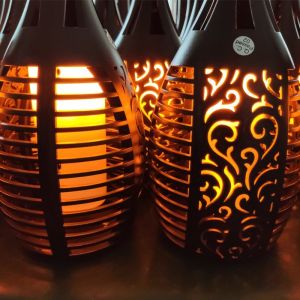 YHLAMP 12-96 LED Flame Solar Light Power Bulb Christmas Decorate Tube Fairy Lights Waterproof Decoration Landscape Lawn Lamp Outdoors Spotlight Street Flickering Yard Decor Flame Dancing  Flame Torch Lights for Villa Yard Gazebo Landscape Lights Garden