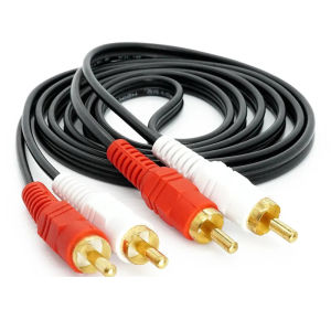 2RCA to 2RCA Audio Cable Dual Lotus Red White AV Line For MP3 DVD CD Player TV Radio Computer Amplifier Speaker Audio Connection