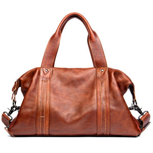 Mantime | Leisure Fashion Mens Travel Bag Handbag Crossbody Head Layer Cowhide