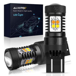 AUXITO 2 Bóng Đèn Led Canbus Switchback 7443 1157 3157 T20 W21/5W W21W Đèn Tín Hiệu Rẽ Drl Hai Màu Trắng Và Hổ Phách