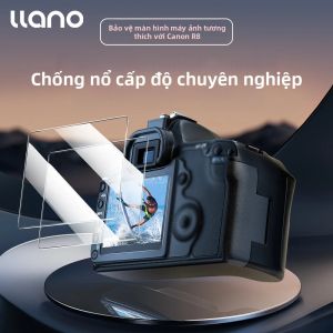 Llano 0.3mm Độ Cứng 9H Kính Cường Lực Bảo Vệ Màn Hình Chống Trầy Xước Chống Bong Bóng Cho Canon R50 R8 G7X3 850D M20 Camera Saver