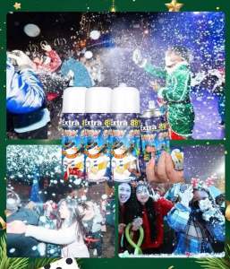 Snow Spray (EXTRA 88% for FREE)250ml for Birthday Party Happy New Year Wedding Gift Decorate