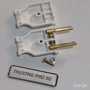 Phích cắm tròn EU2 (Max 250V - 10A / Hiêu Lioa chất lượng) / Giá bán 2 Cái