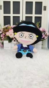 Bandai | Original 25cm One Piece Plush Toy Luffy Tony Tony Chopper Ace Roronoa Zoro Cartoon Anime Stuffed Doll Gifts