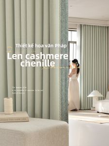 Nature Wind Sunshine | Rèm Cản Sáng Chống Nóng Đôi Mặt Bằng Chenille Dày Cao Cấp Pháp