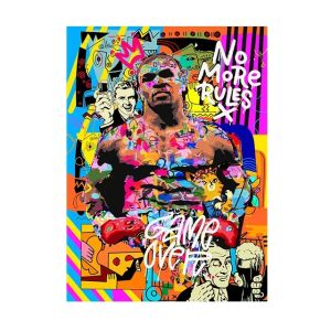 BILIBILI | Tranh Nghệ Thuật Vải Bố Phong Cách Hiện Đại - Tranh In Hình Người Nổi Tiếng Phong Cách Pop Graffiti Không Khung Tranh Nghệ Thuật Đường Phố Dành Cho Phòng Khách Phòng Ngủ Trang Trí Phòng Nam.