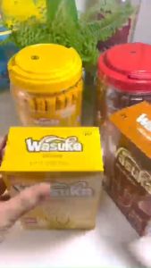 Bánh Quế Wasuka Premium Rolled Wafer Vị Chocolate Phô Mai (Hộp 20 x 9g)