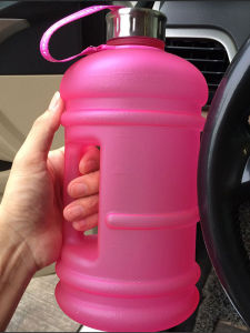 Large Capacity 2.2L Fitness Sports Water Bottle Tritan 2000ml Portable Mens Frosted Ultra Large Water Jug Bucket