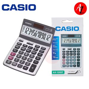 CASIO AX-120ST 12 Digits Calculator Compact Desk Type