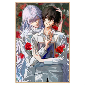 Bandai | Dark Gothic Anime Characters Modern Wall Decor Oil Painting By Numbers for Living Room Bedroom Perfect Gift No Frame