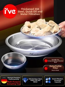 IVE | Khay Rãnh Inox 304 Đa Năng Kích Thước Lớn