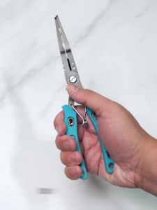 RALERA Saltwater Resistant Fishing Gear Tackle Kit: Fishing Pliers Fillet Knife Fish Lip Gripper Braid Scissors Line Cutter