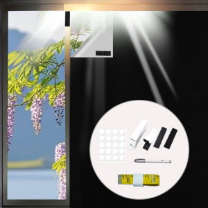 Silver black sunshade cloth easy to install can be directly pasted and can be freely cut to size