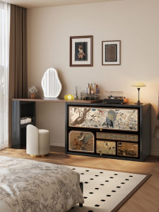 MEISD | Retro Steel Makeup and Storage Table Adjustable