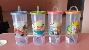 BOTOL MINUM ANAK LION STAR GELAS CUP SEDOTAN C-2 GL-12 370 ML