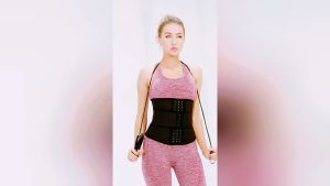 24-Tulang Bengkung Waist Trainer Belt -Postpartum Slim Tummy Shapewear
