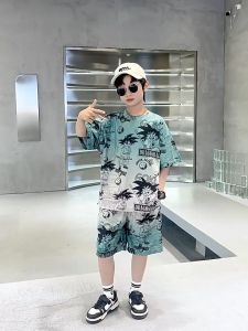 Bộ đồ mùa hè bé trai mẫu Songoku vải thun lạnh size từ 18-50kg bộ quần áo hè bé trai set đồ cộc bé trai đồ bộ bé trai