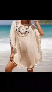 เสื้อคลุมชุดว่ายน้ำ สไตล์โบฮีเมี่ยน  A3201