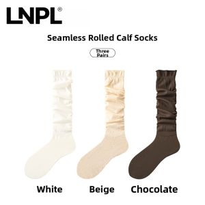 Womens Boot Pairing Mid Calf Socks