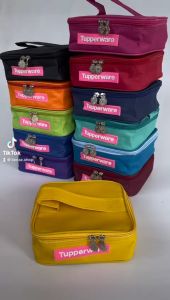 Lolly lunch bag (cap karet dan zipper bunga es)
