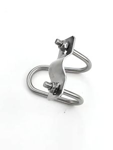 Double U-shaped Clamp U-shaped Screw Cross 90 Degree Pipe-to-Pipe Clamp Clip Rota Lock Double U Bolt