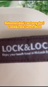 Rantang Susun 3 Tier LocknLock Warna Pastel Original