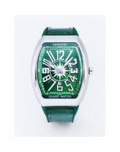 DENVOSI | DENVOSI Mens Barrel shaped Watch Luxury Fluorescent Silicone Strap Mens Fashion Leisure Sports Quartz Watch