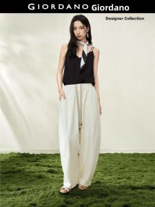 Giordano | Designer Color Block Lace Drawstring Waist Culotte