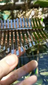 Đàn kalimba 17 phím pha lê trong suốt hình gấu dễ thương Kalimba 17 phím acrylic tặng kèm phụ kiện.