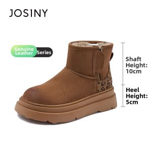 Josiny | Warm Fur-Lined Thick Fashionable Snow Boots