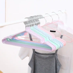 (10PCS/lot)Stainless Steel Hanger Drying Hanger Strong Cloth Hangers Slip Resistant Clothes Hanger Hanging Organiser