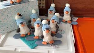 Uk Jellycat Christmas New Peanut Penguin Skateboard Baby Doll Plush Toy Gift