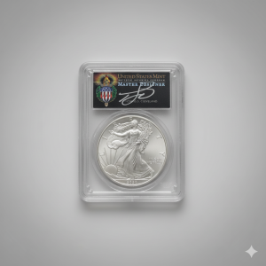 2020 1 oz Silver American Eagle MS70 PCGS Certified - Sealed Protective Case Emergency Issue