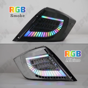 Perodua Bezza (2016-2026) V1 Dragon Scale RGB Tail Lamp Tail Light LED Taillight Running Signal Brake Light DRL Daylight SPW Albino Taillamp Sequential 2016 2017 2018 2019 2020 2021 2022 2023 2024 2025 2026