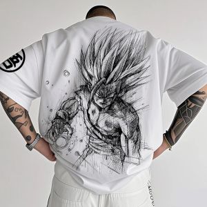 Dragon Ball Z Themed T-Shirt - Pure Cotton Breathable & Elastic | Comfortable & Stylish | Great for Anime Fans