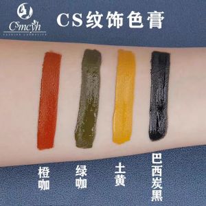 Handmade Eyebrow Tattoo Ink Plant-Based Permanent Black Eyebrow Color Cream Wild Natural Look Beauty Tool for All Skin Types