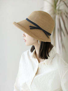 Hepburn Vintage Foldable Straw Woven Fisherman Hat: A Stylish Summer Accessory