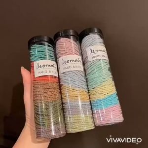 [HCM] Set 100 Dây Buộc Tóc Cao Su Co Giãn Thời Trang Hàn Quốc -Randy