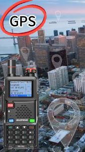 Baofeng 5RH PRO Upgrade Walkie Talkie GPS10W Tri-Power Long Range 10-20KM Multi Band AM FM UHF/VHF Portable Two Way Radio Type-C Fast Charging