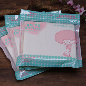 3 Bags Yinjiani Cleaning Towel Square Towel Disposable Face Cloth Pure Cotton Soft Towel Cotton Puff Beauty Salon Non-Woven Fabric