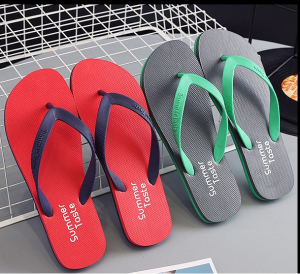LIEW FASHION Selesa lelaki/wanita sandal Flat dalaman & luaran selipar kasual tidak tergelincir biasa (Comfortable Men/Women Flat Sandals indoor & outdoor Casual Slippers Non-slip Regular Fit)