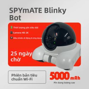 Camera Robot Giám Sát Thú Cưng 360 Độ °   Phát Hiện Chuyển Động Đối Thoại Hai Chiều Xoay Chiều Cho Chó Mèo Bé Người Già An Ninh Gia Đình