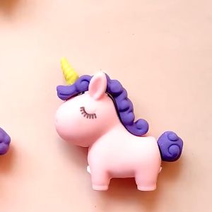 METECH Creative 3D Eraser Cartoon Unicorn Cute Animal Model Rubber Eraser Correction School Supplies