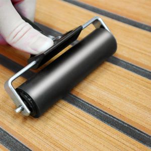 100mm Rubber Pressure Roller Install Tool Stamping Bearing Art Craft Wall Painting Car Soundproofing for Boat Decking to Install