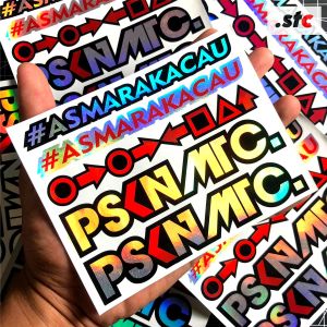 (isi 05) Stiker Hologram Set PSKN MTC Asmarakacau Sticker Graftac Cutting PSKNMTC #asmarakacau Setiker Set