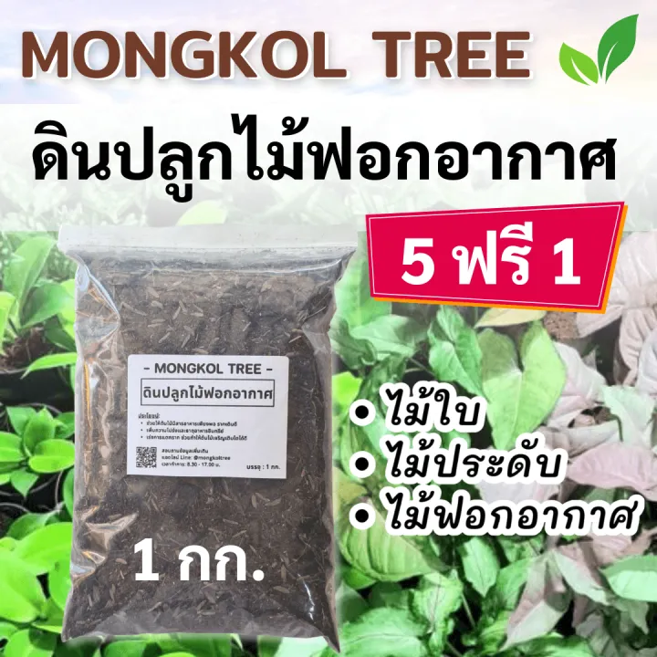 ดินปลูกไม้ฟอกอากาศ สูตรพรีเมี่ยม 1 กก.